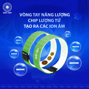 Vòng tay năng lượng chip lượng tử tại ra ion âm